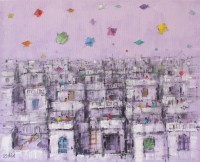 Zahid Saleem, 13 x 16 Inch, Acrylic on Canvas,  Cityscape Painting, AC-ZS-107
